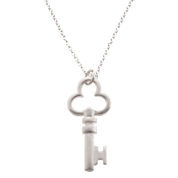 Wholesale inch necklace silver key