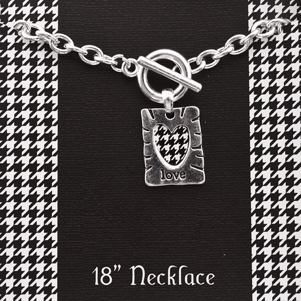 Wholesale inch Silver toned designer inspired lobster clasp necklace inch hamme