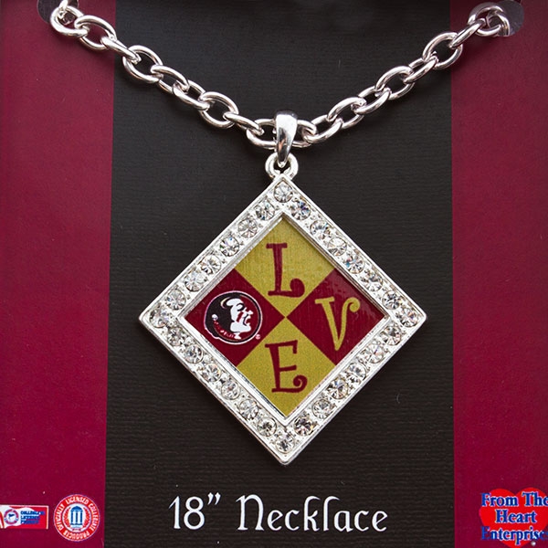 Wholesale inch silver toned necklace inch silver toned diamond Florida State in