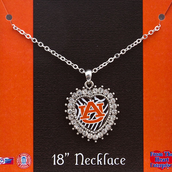 Wholesale inch Silver toned chain necklace inch heart Auburn charm rhinestones