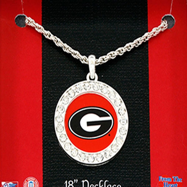 Wholesale officially Licensed Collegiate Product University Georgia Necklace Pol