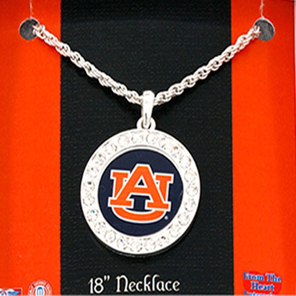 Wholesale officially Licensed Collegiate Product Auburn University Necklace Poli