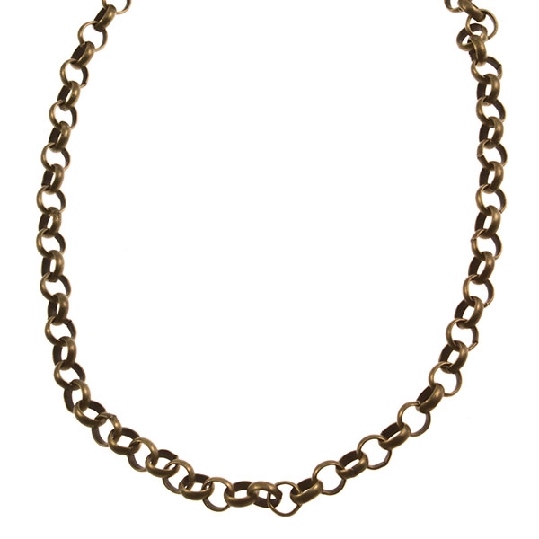 Wholesale brushed brass mm round chain inches long