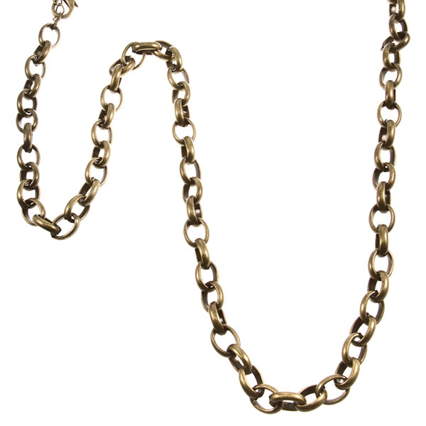 Wholesale brushed brass mm elongated chain inches