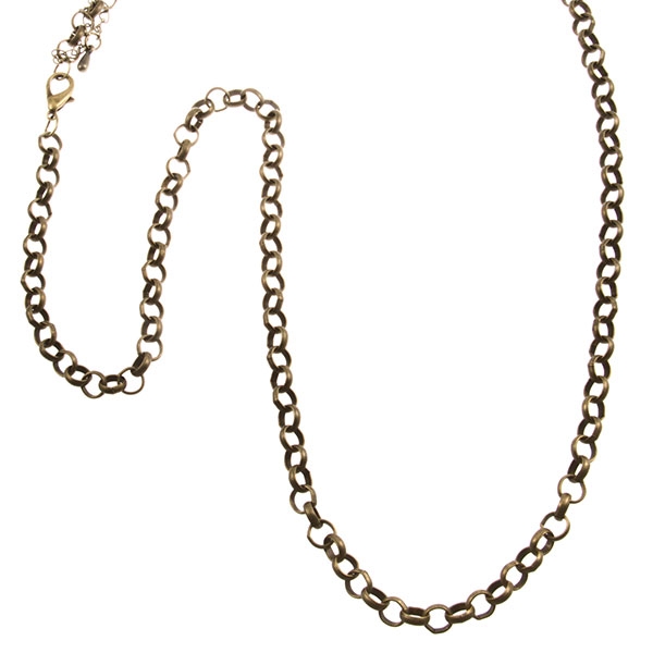 Wholesale brushed brass mm round chain inches long