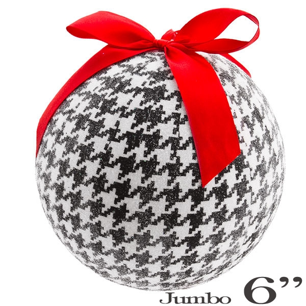 Wholesale bama fans decorate tree year shatter proof Jumbo Houndstooth fabric co