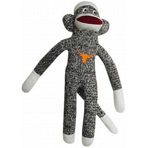 Wholesale make baby s Christmas classic plush sock monkey Texas logo its chest i