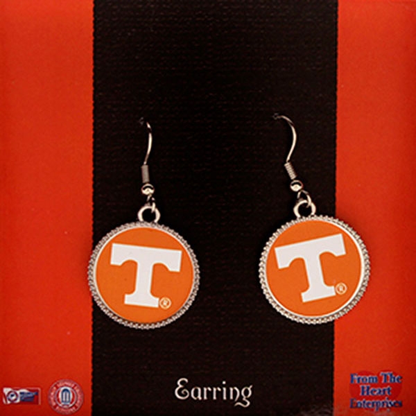 Wholesale officially Licensed Collegiate Product University Tennessee Earring Se