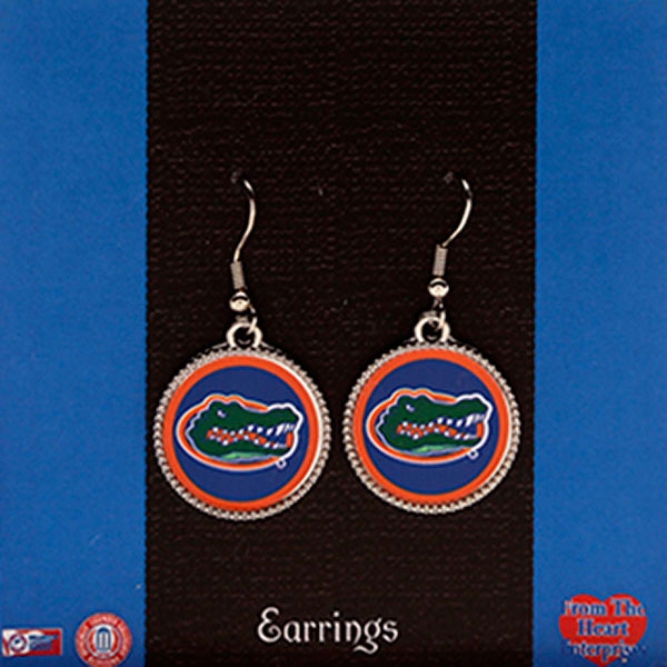 Wholesale officially Licensed Collegiate Product University Florida Earring Set