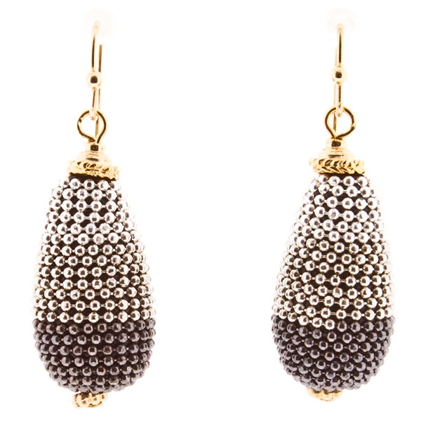 Wholesale gold earrings approx inches sophisticated abstracted pine cone tones s