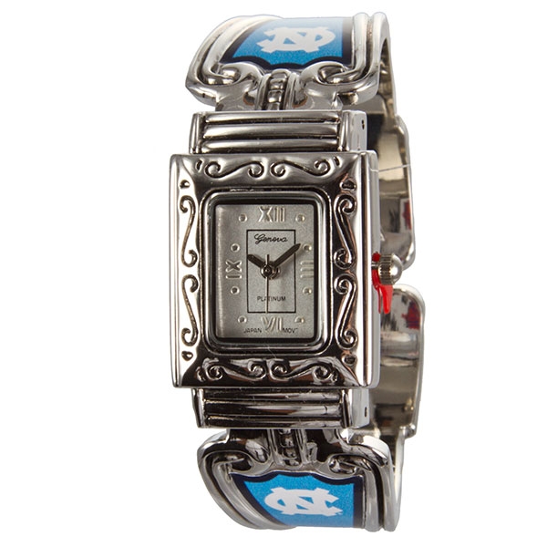 Wholesale north Carolina Silver cuff band watch bas relief details