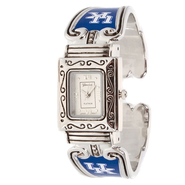 Wholesale university Kentucky collegiate fashion watch silver finish school colo
