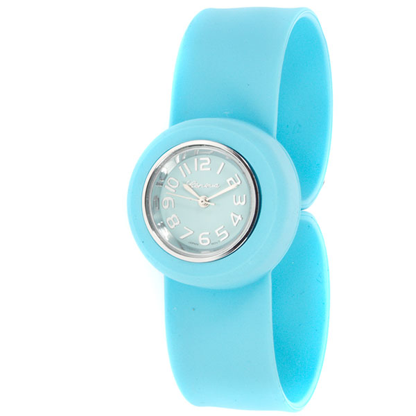 Wholesale light Blue snap watch classic pop band snaps instantly interchangeable
