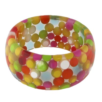 Wholesale multi Colored Tones Translucent Bracelet Bracelet Approx W