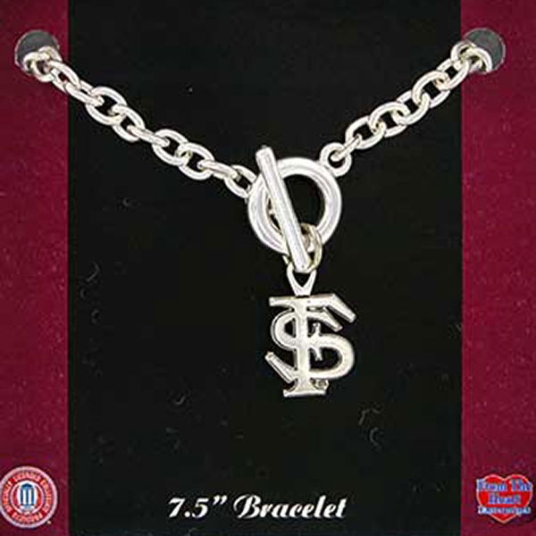 Wholesale officially Licensed Collegiate Product Florida State University Bracel
