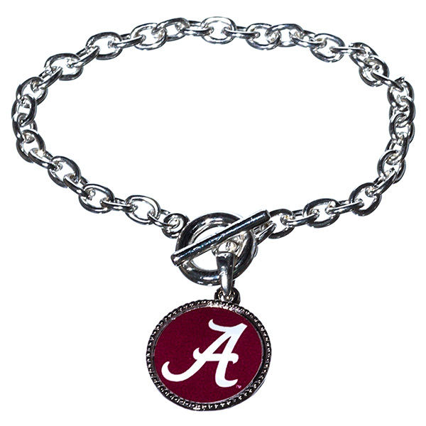 Wholesale officially Licensed Collegiate Product University Alabama Bracelet Pol