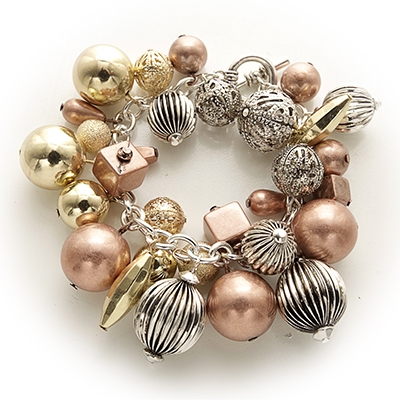 Wholesale beads Filligree Balls other Designs Polished Silver Gold Rose Gold Ton