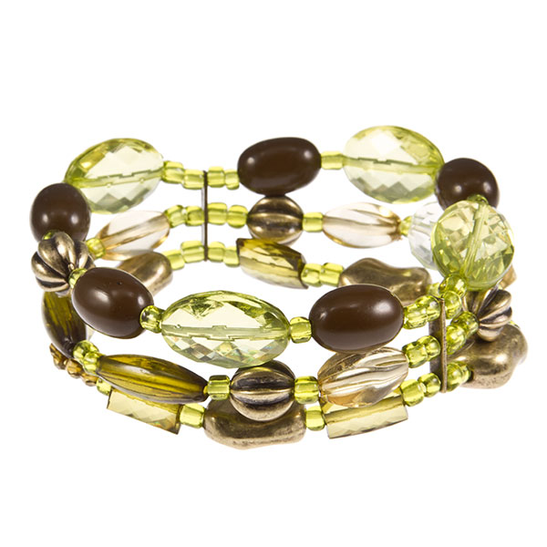 Wholesale genuine Semi precious Stone Olive Green Designs Green Beads Crystallin