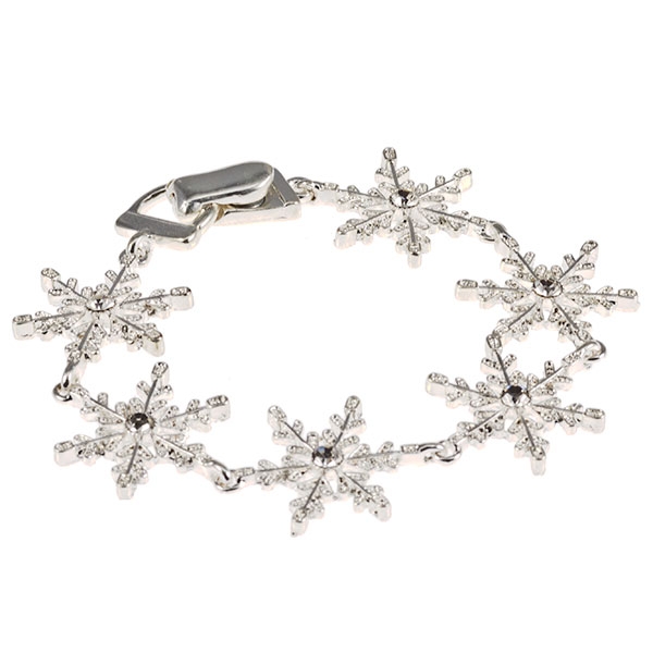 Wholesale silver holiday snowflake bracelet Judson s wholesale fashion jewelry n