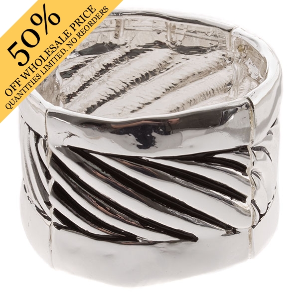 Wholesale polished silver bracelet