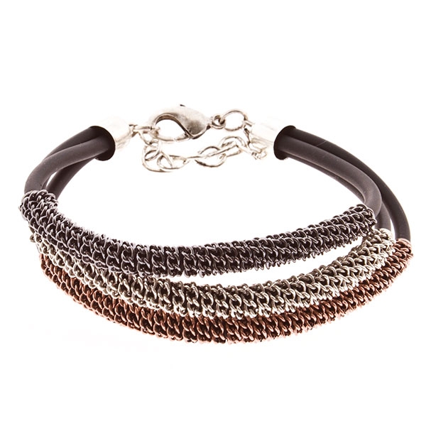 Wholesale tri mesh wire bracelet