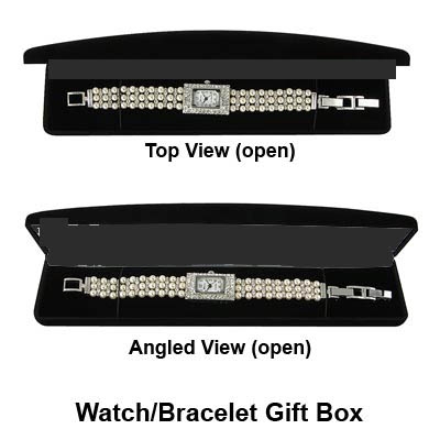 Wholesale black Velvet Bracelet Gift Box Approx L W H