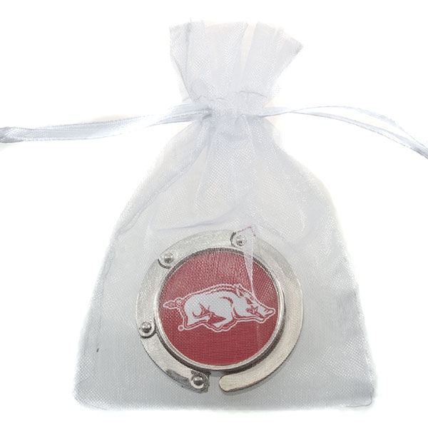 Wholesale silver toned Arkansas purse hanger