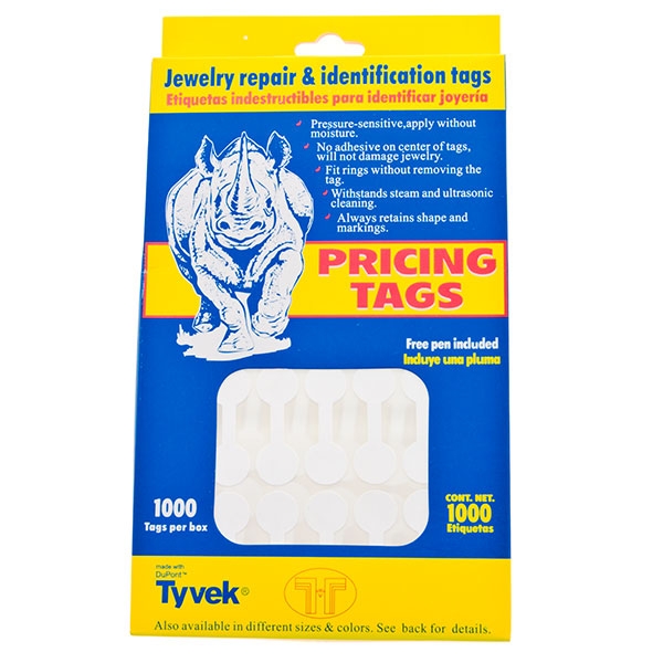 Wholesale pricing tags per box