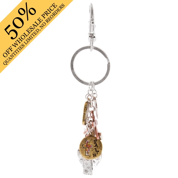 Wholesale key chain assorted inspirational charms