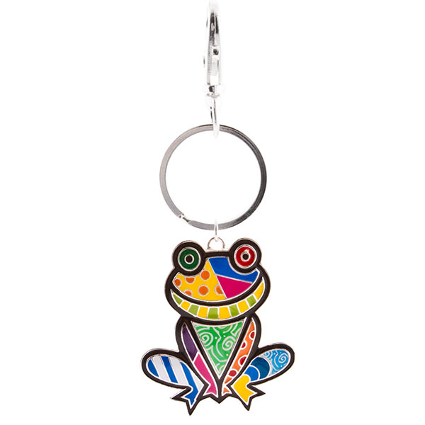 Wholesale key chain colorful frog
