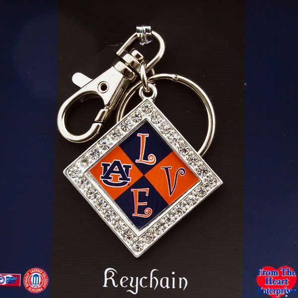 Wholesale show Tiger LOVE inch adorable Auburn keychain pendant inch inch