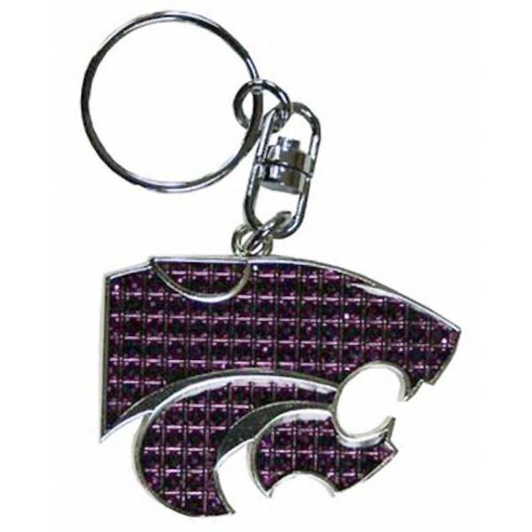 Wholesale carry keys flashy inch Kansas State Wildcats logo key ring