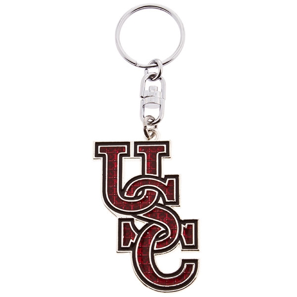 Wholesale carry keys flashy inch South Carolina logo key ring