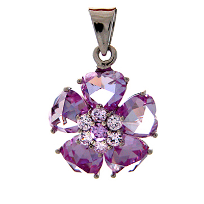 Wholesale lavender flower pendant