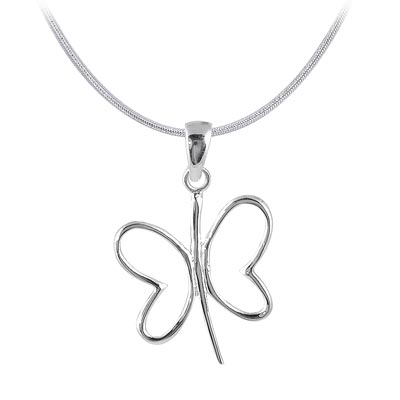 Wholesale sterling Silver Butterfly Pendant Approx L W