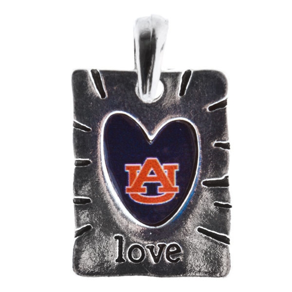 Wholesale sweet Simple Silver inch hammered metal pendant heart cut out Auburn l