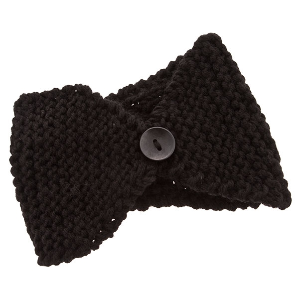 Wholesale black head wrap button center One fits all