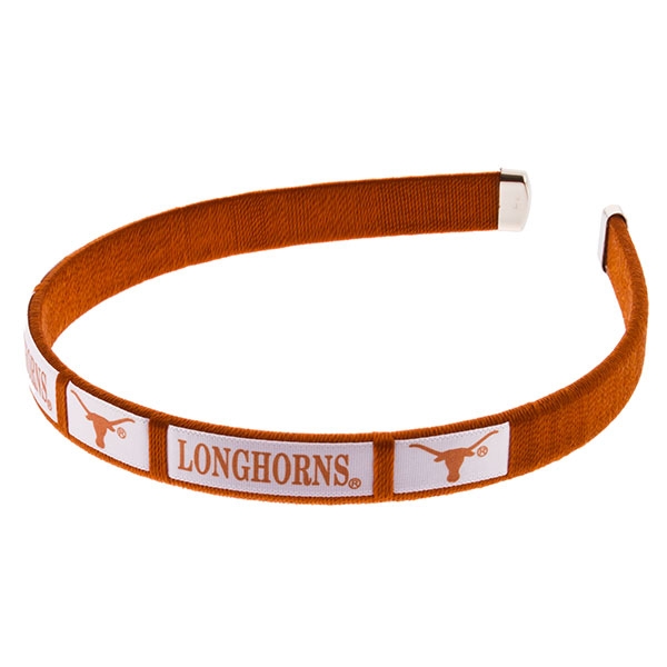 Wholesale inch Texas Orange spirit headband Texas Longhorns logo