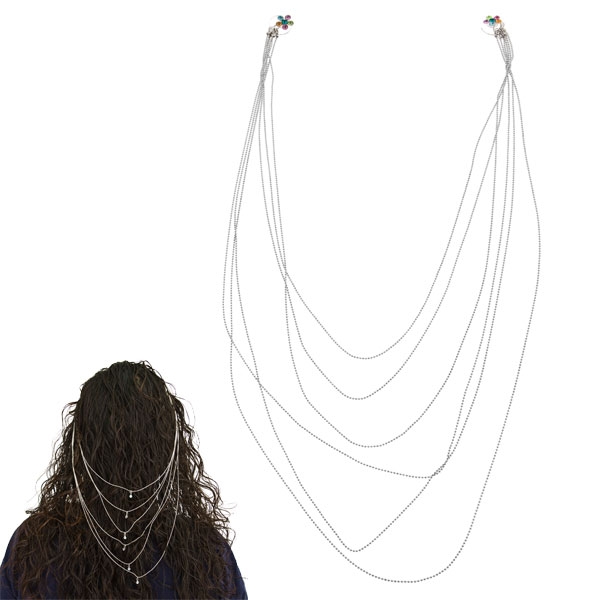 Wholesale hair pin long silver finish