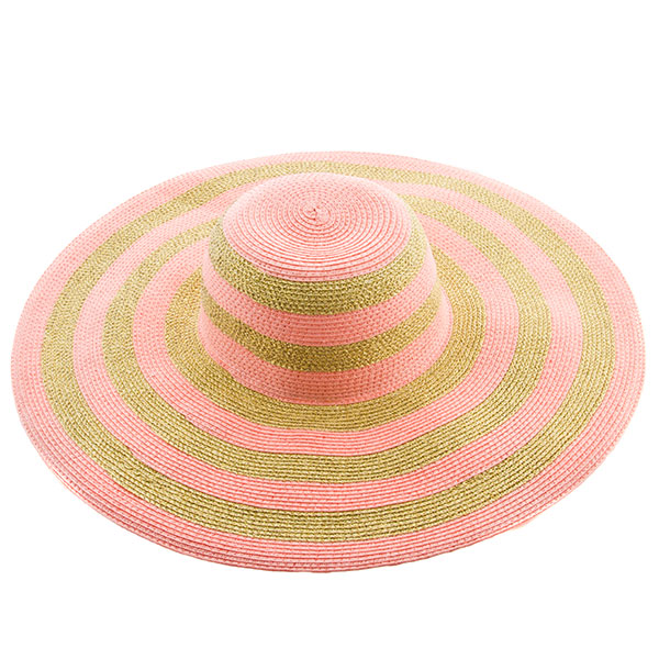 Wholesale pink tan brim hat inches diameter made all natural eco friendly materi