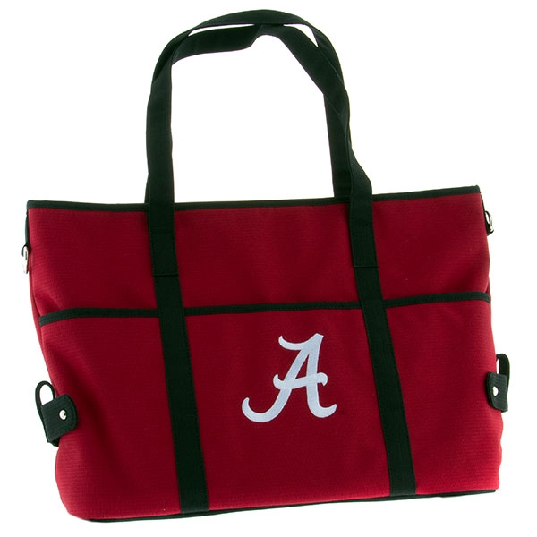 Wholesale enjoy grade crimson canvas tote trimmed black stripes It embroidered w