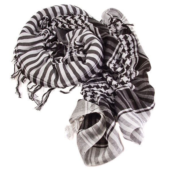 Wholesale black white stripe pashmina made cashmere like viscose inches