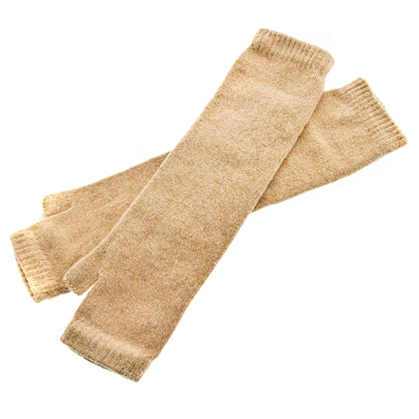 Wholesale camel fingerless gloves