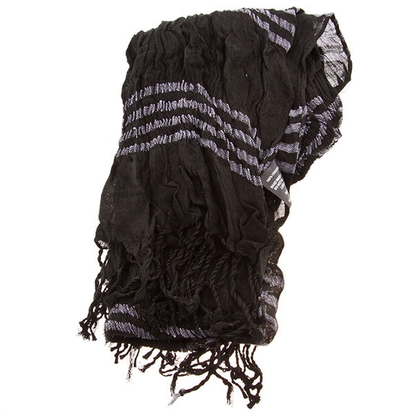 Wholesale black gray acrylic scarf fringe approx