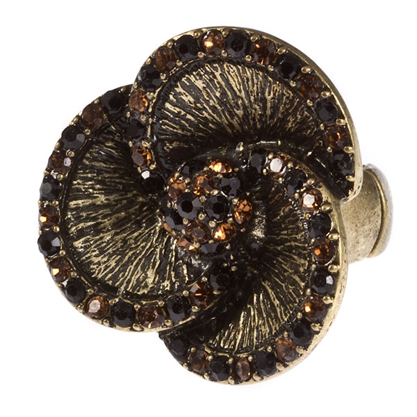 Wholesale gold adjustable band ring floral diameter Judson s wholesale fashion j