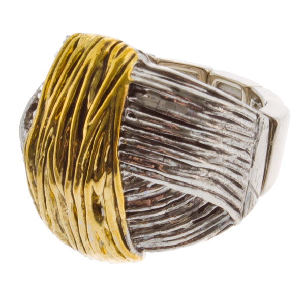 Wholesale dual stretch band ring