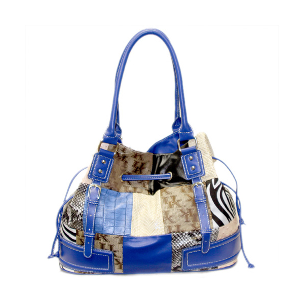 Wholesale designer inspired patchwork Sandol Kentucky Signature Line handbag