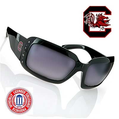 Wholesale black Fashion Frame Sunglasses Faux Jewels University South Carolina L