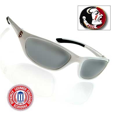Wholesale white Frame Sunglasses Florida State Logo Officially Licensed Collegia
