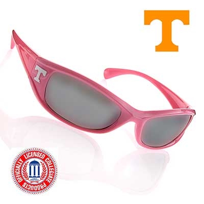 Wholesale pink Frame Sunglasses Officially Licensed University Tennessee Logo